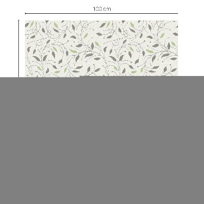 Coloured glass film for windows Leaves of shoots