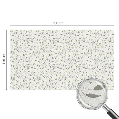 Coloured glass film for windows Leaves of shoots