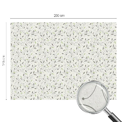 Coloured glass film for windows Leaves of shoots