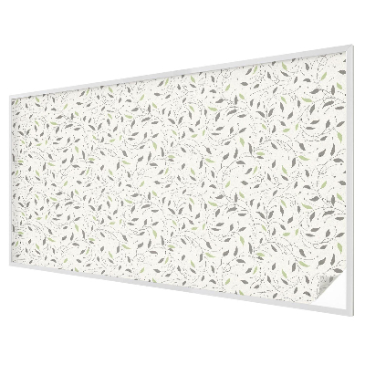 Coloured glass film for windows Leaves of shoots