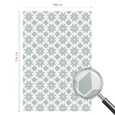 Coloured glass film for windows Geometric stars