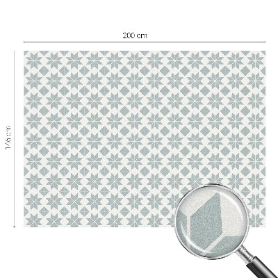 Coloured glass film for windows Geometric stars