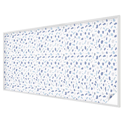 Privacy window film stained glass effect Blue patterns