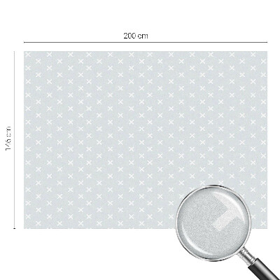 Decorative window film stained glass design Delicate crosses