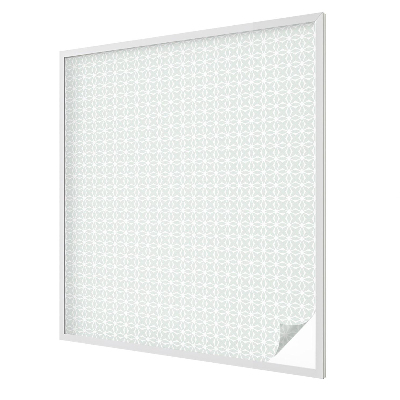 Frosted window film with stained glass pattern Harmonious pattern