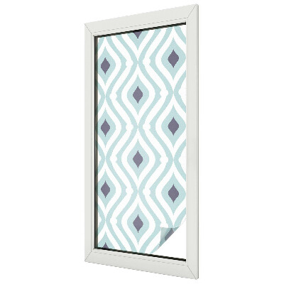 Privacy window film stained glass effect Modern elegance