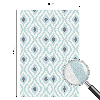 Privacy window film stained glass effect Modern elegance