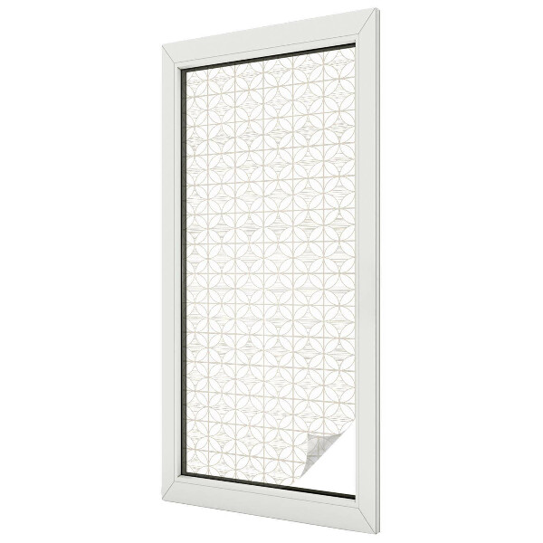 Decorative window film stained glass design Geometric patterns