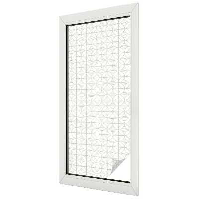 Decorative window film stained glass design Geometric patterns