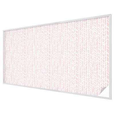 Privacy window film stained glass effect Pastel herringbone