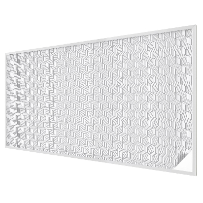 Decorative window film stained glass design Hexagonal solids