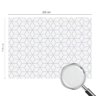 Frosted window film with stained glass pattern Purple rhombuses