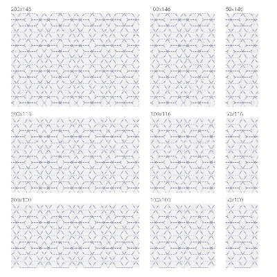 Frosted window film with stained glass pattern Purple rhombuses