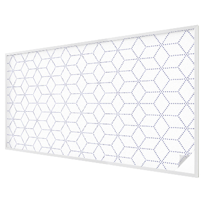 Frosted window film with stained glass pattern Purple rhombuses