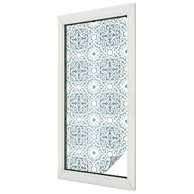 Privacy window film stained glass effect Classic mosaic