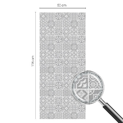 Decorative window film stained glass design Geometric elegance