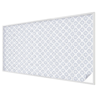 Frosted window film with stained glass pattern Delicate rosettes