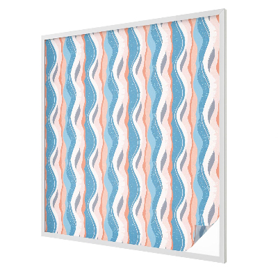 Coloured glass film for windows Wavy rhythm