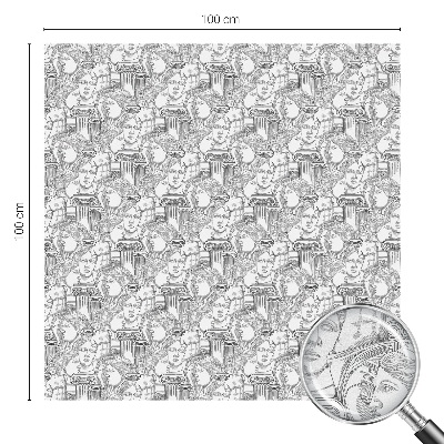 Decorative window film stained glass design Classic portraits