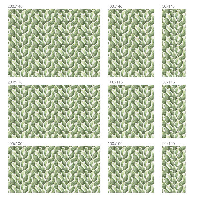 Patterned window film stained glass Green leaves