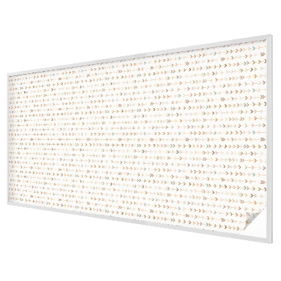 Privacy window film stained glass effect Arrow pattern