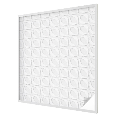 Decorative window film stained glass design Wavy shapes