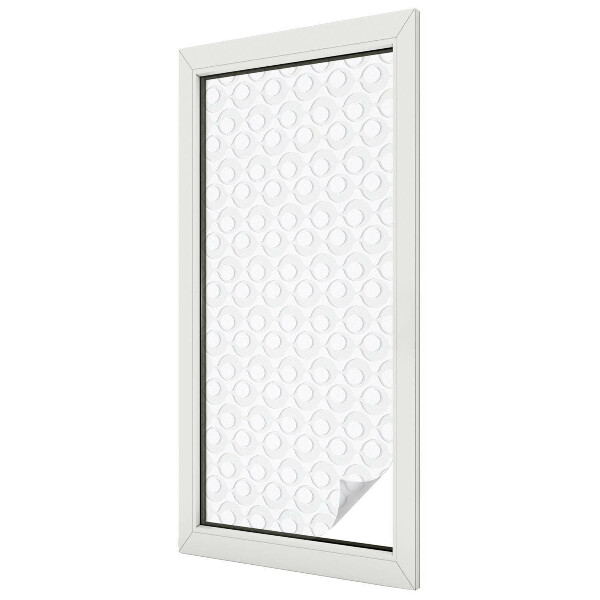 Privacy window film stained glass effect Geometric shapes