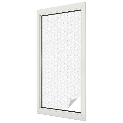 Privacy window film stained glass effect Geometric shapes