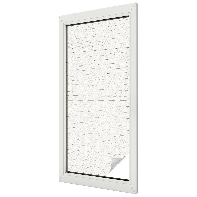 Decorative window film stained glass design Wavy lines