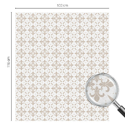 Coloured glass film for windows Elegant patterns