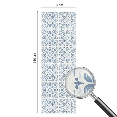 Privacy window film stained glass effect Floral ornaments