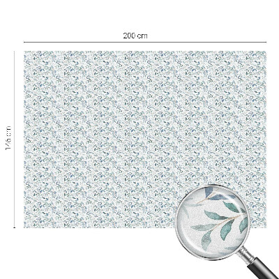 Patterned window film stained glass Idyllic leaves