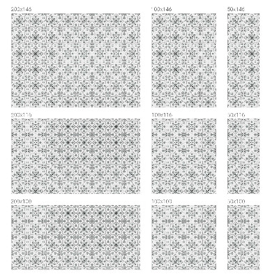 Coloured glass film for windows Symmetrical ornaments