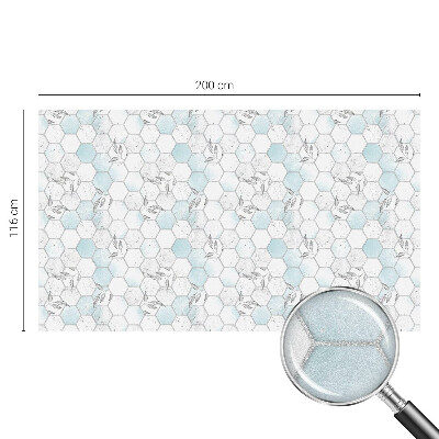 Decorative window film stained glass design Leaf tiles