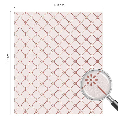 Coloured glass film for windows Floral patterns