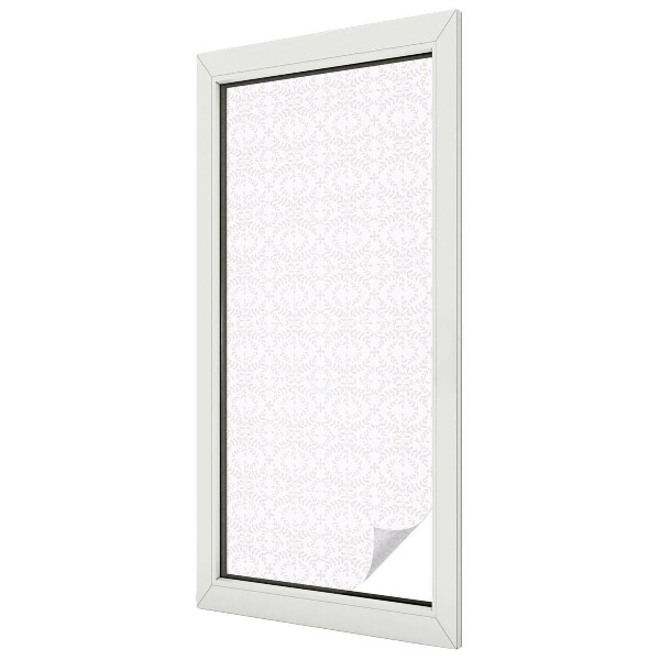 Decorative window film stained glass design Plant symmetry