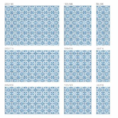 Coloured glass film for windows Floral ornaments