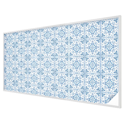 Coloured glass film for windows Floral ornaments