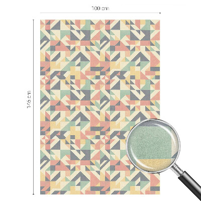 Frosted window film with stained glass pattern The Energy of Geometry