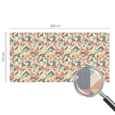 Frosted window film with stained glass pattern The Energy of Geometry