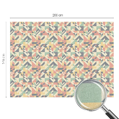 Frosted window film with stained glass pattern The Energy of Geometry