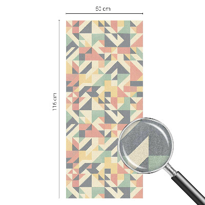 Frosted window film with stained glass pattern The Energy of Geometry