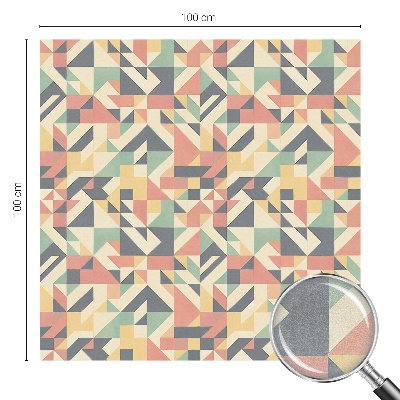 Frosted window film with stained glass pattern The Energy of Geometry