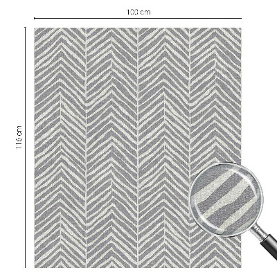 Patterned window film stained glass Zigzag pattern