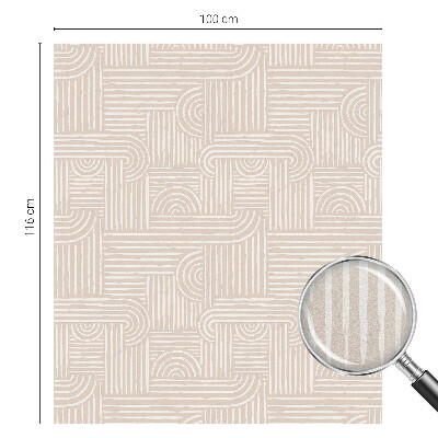 Decorative window film stained glass design Geometric pattern