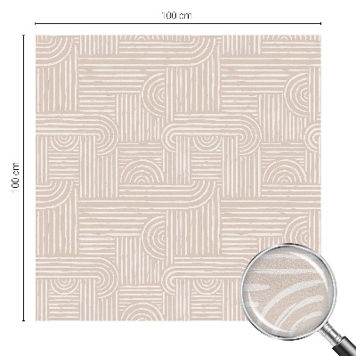 Decorative window film stained glass design Geometric pattern