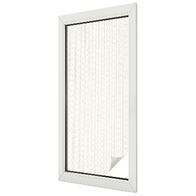 Frosted window film with stained glass pattern Delicate bow