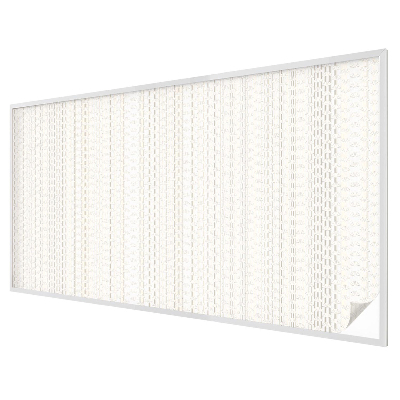 Frosted window film with stained glass pattern Delicate bow