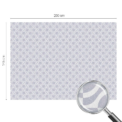 Privacy window film stained glass effect Purple Symmetry