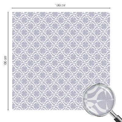 Privacy window film stained glass effect Purple Symmetry